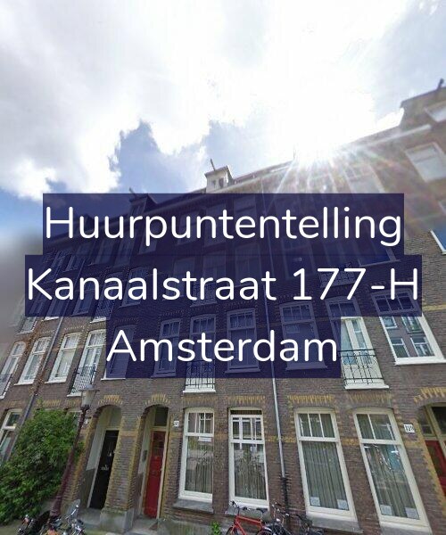 Foto gevel Huurpuntentelling voor Kanaalstraat 177-H, Amsterdam