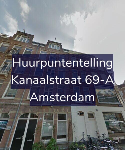 Foto gevel Huurpuntentelling voor Kanaalstraat 69-A, Amsterdam