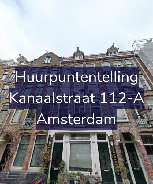 Foto gevel Huurpuntentelling voor Kanaalstraat 112-A, Amsterdam