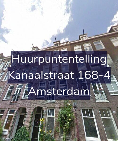 Foto gevel Huurpuntentelling voor Kanaalstraat 168-4, Amsterdam