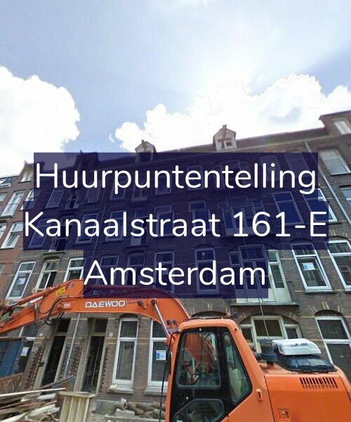 Foto gevel Huurpuntentelling voor Kanaalstraat 161-E, Amsterdam