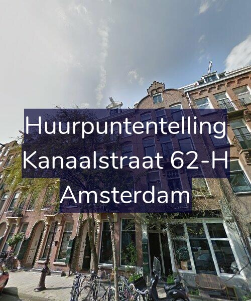 Foto gevel Huurpuntentelling voor Kanaalstraat 62-H, Amsterdam