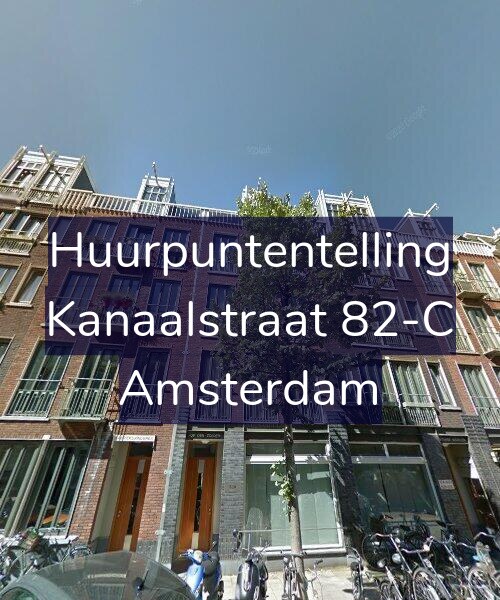Foto gevel Huurpuntentelling voor Kanaalstraat 82-C, Amsterdam