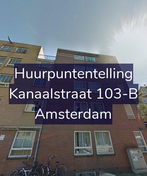 Foto gevel Huurpuntentelling voor Kanaalstraat 103-B, Amsterdam