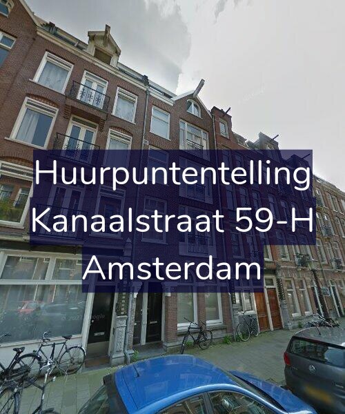 Foto gevel Huurpuntentelling voor Kanaalstraat 59-H, Amsterdam