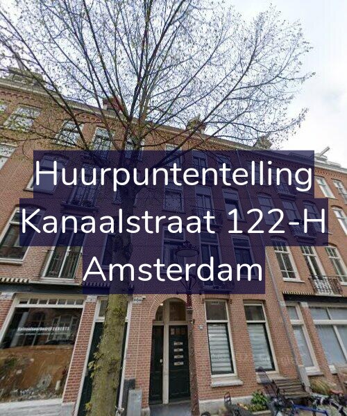 Foto gevel Huurpuntentelling voor Kanaalstraat 122-H, Amsterdam