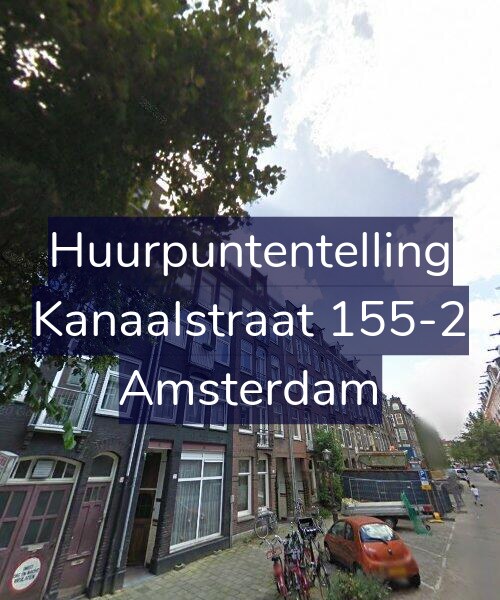 Foto gevel Huurpuntentelling voor Kanaalstraat 155-2, Amsterdam