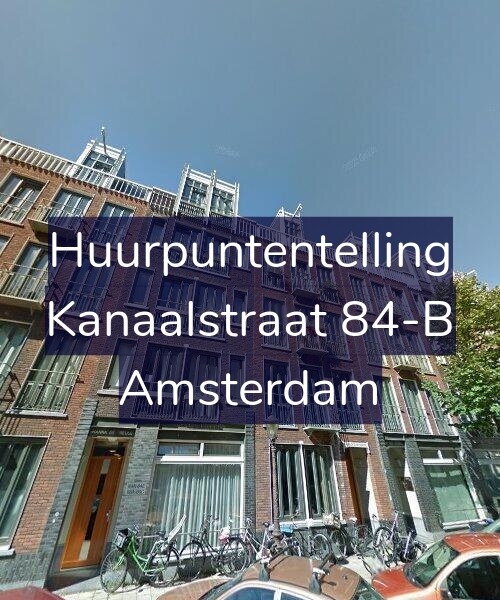 Foto gevel Huurpuntentelling voor Kanaalstraat 84-B, Amsterdam