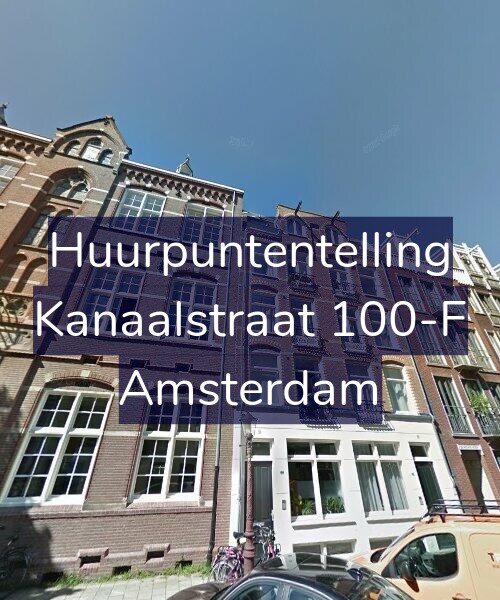 Foto gevel Huurpuntentelling voor Kanaalstraat 100-F, Amsterdam