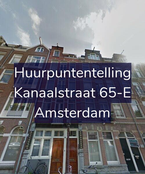Foto gevel Huurpuntentelling voor Kanaalstraat 65-E, Amsterdam