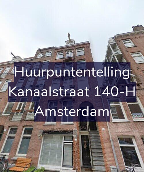 Foto gevel Huurpuntentelling voor Kanaalstraat 140-H, Amsterdam