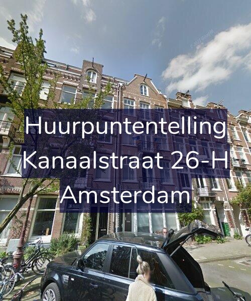 Foto gevel Huurpuntentelling voor Kanaalstraat 26-H, Amsterdam