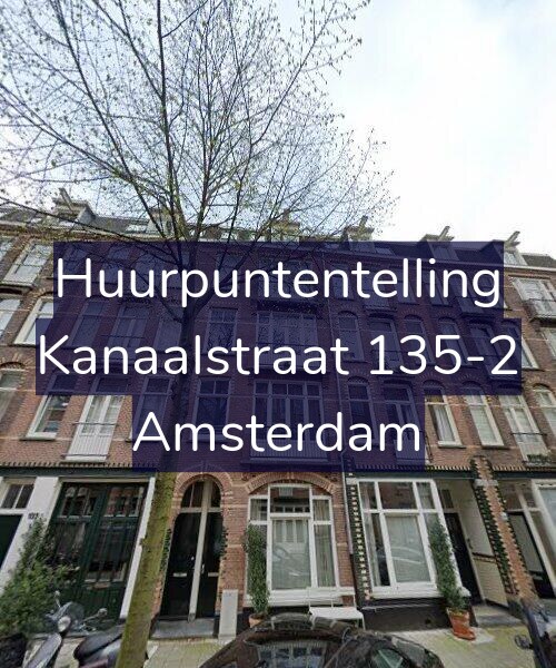 Foto gevel Huurpuntentelling voor Kanaalstraat 135-2, Amsterdam