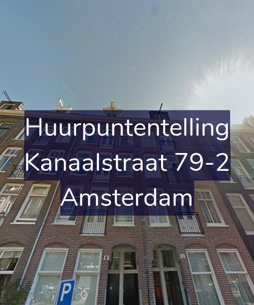 Foto gevel Huurpuntentelling voor Kanaalstraat 79-2, Amsterdam