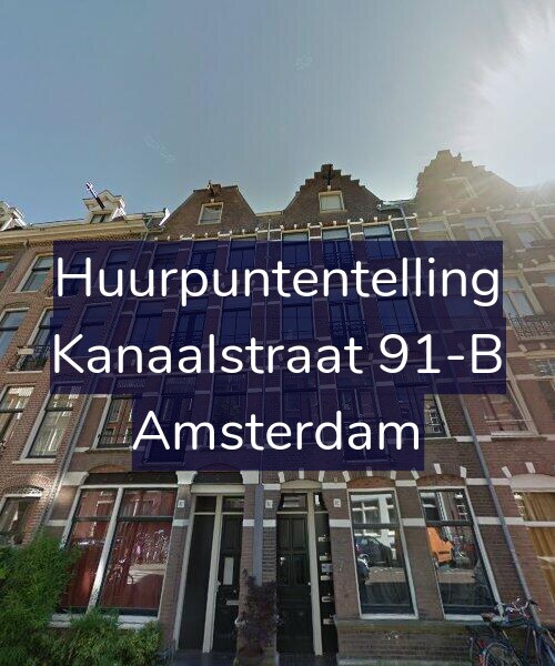 Foto gevel Huurpuntentelling voor Kanaalstraat 91-B, Amsterdam