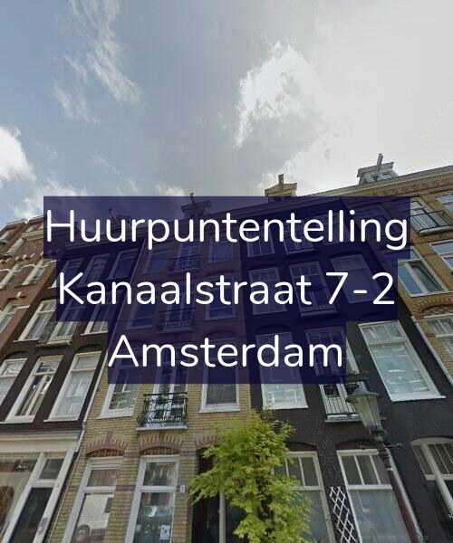Foto gevel Huurpuntentelling voor Kanaalstraat 7-2, Amsterdam