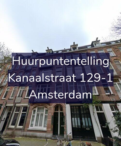 Foto gevel Huurpuntentelling voor Kanaalstraat 129-1, Amsterdam
