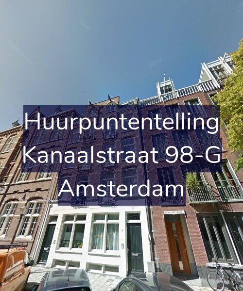 Foto gevel Huurpuntentelling voor Kanaalstraat 98-G, Amsterdam