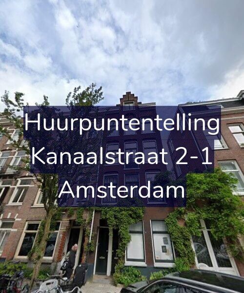 Foto gevel Huurpuntentelling voor Kanaalstraat 2-1, Amsterdam