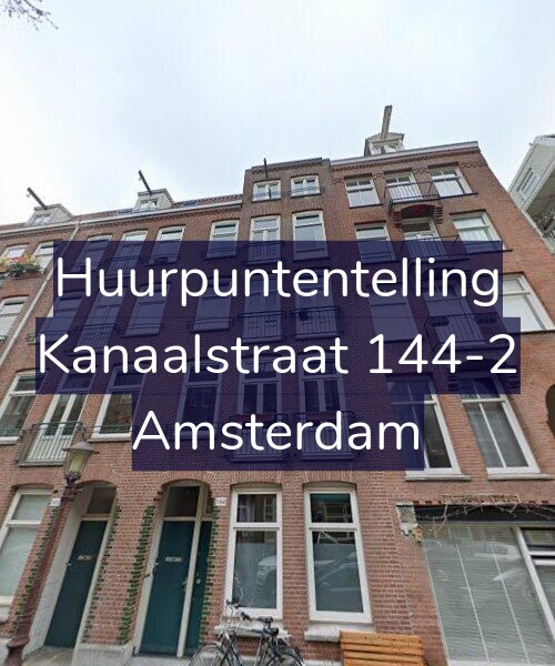 Foto gevel Huurpuntentelling voor Kanaalstraat 144-2, Amsterdam