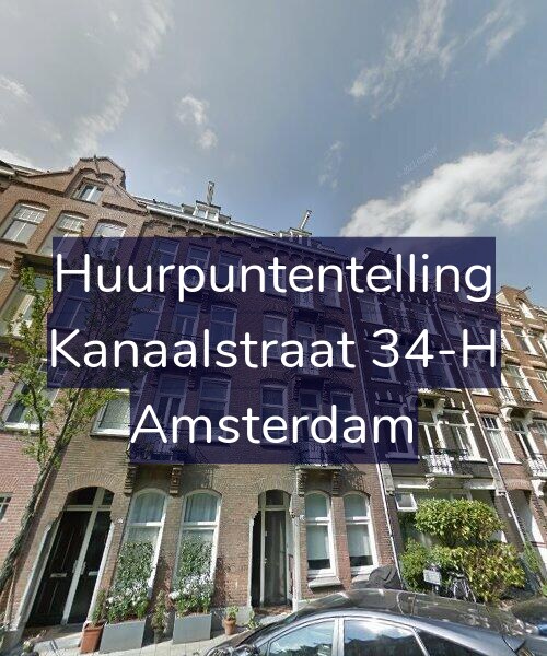 Foto gevel Huurpuntentelling voor Kanaalstraat 34-H, Amsterdam