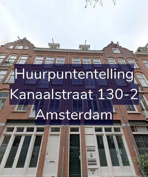Foto gevel Huurpuntentelling voor Kanaalstraat 130-2, Amsterdam
