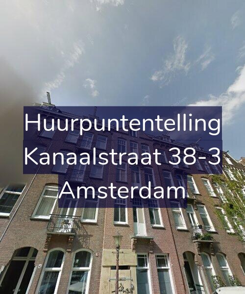 Foto gevel Huurpuntentelling voor Kanaalstraat 38-3, Amsterdam