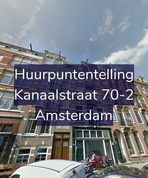 Foto gevel Huurpuntentelling voor Kanaalstraat 70-2, Amsterdam