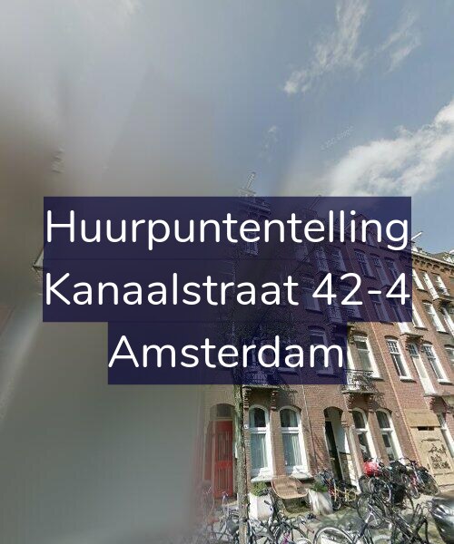 Foto gevel Huurpuntentelling voor Kanaalstraat 42-4, Amsterdam