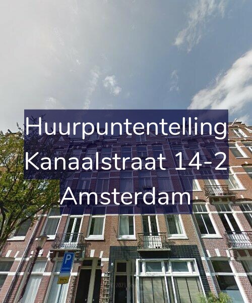 Foto gevel Huurpuntentelling voor Kanaalstraat 14-2, Amsterdam