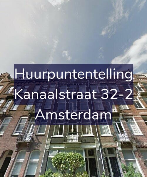 Foto gevel Huurpuntentelling voor Kanaalstraat 32-2, Amsterdam