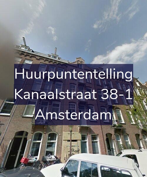 Foto gevel Huurpuntentelling voor Kanaalstraat 38-1, Amsterdam