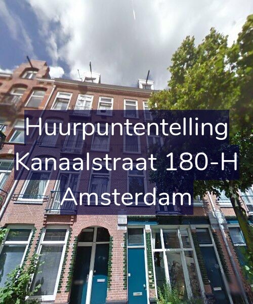 Foto gevel Huurpuntentelling voor Kanaalstraat 180-H, Amsterdam