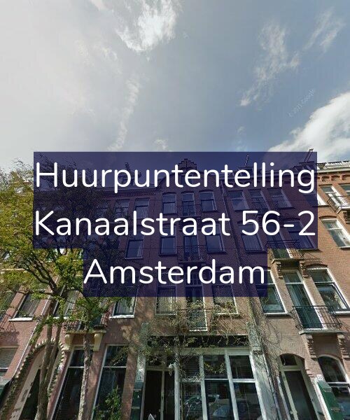 Foto gevel Huurpuntentelling voor Kanaalstraat 56-2, Amsterdam