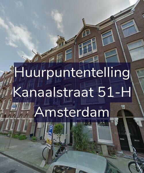 Foto gevel Huurpuntentelling voor Kanaalstraat 51-H, Amsterdam