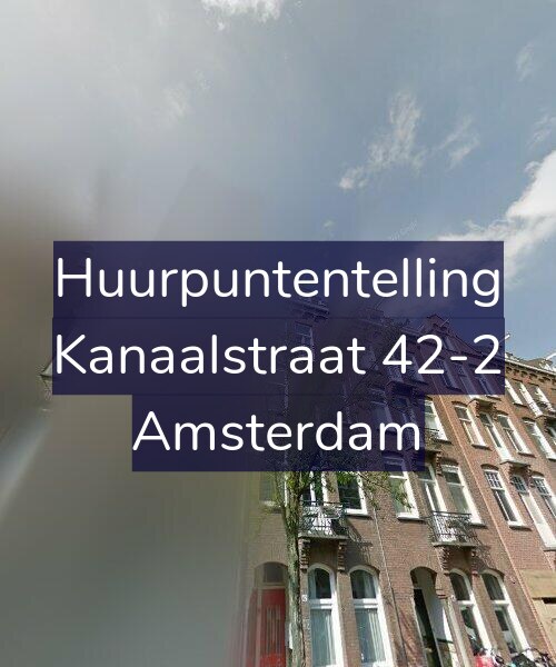 Foto gevel Huurpuntentelling voor Kanaalstraat 42-2, Amsterdam