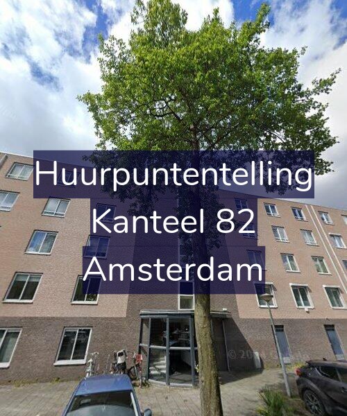 Foto gevel Huurpuntentelling voor Kanteel 82, Amsterdam