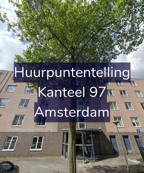 Foto gevel Huurpuntentelling voor Kanteel 97, Amsterdam