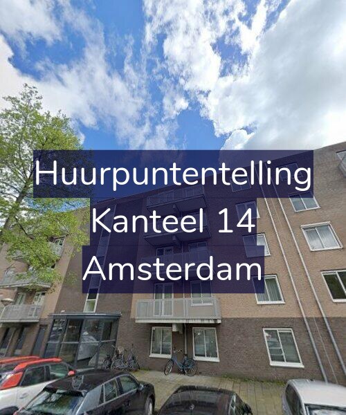 Foto gevel Huurpuntentelling voor Kanteel 14, Amsterdam
