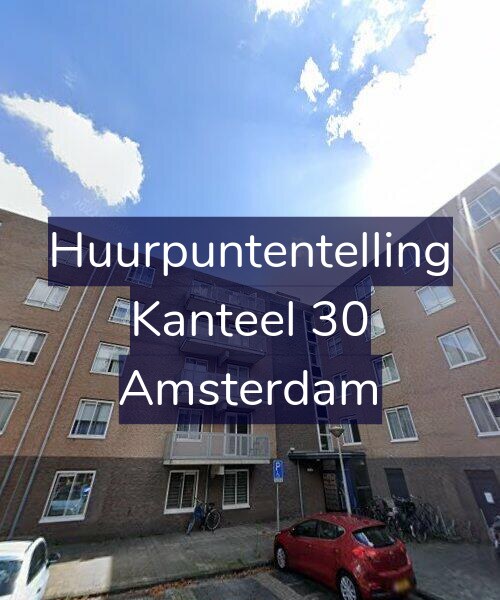 Foto gevel Huurpuntentelling voor Kanteel 30, Amsterdam