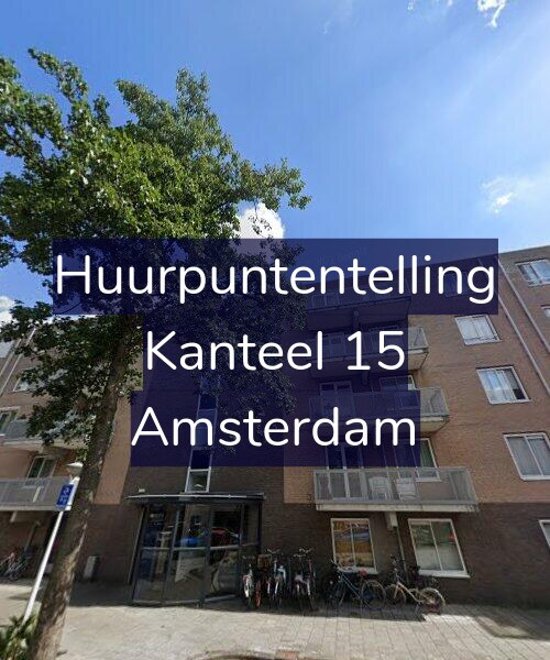 Foto gevel Huurpuntentelling voor Kanteel 15, Amsterdam