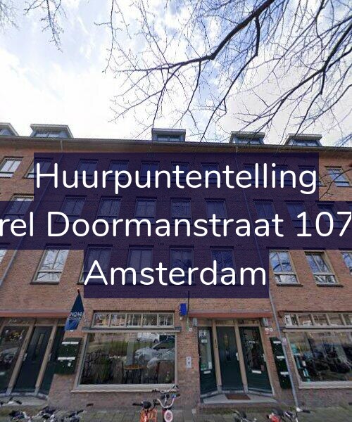 Foto gevel Huurpuntentelling voor Karel Doormanstraat 107-A, Amsterdam
