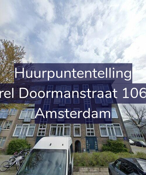 Foto gevel Huurpuntentelling voor Karel Doormanstraat 106-H, Amsterdam