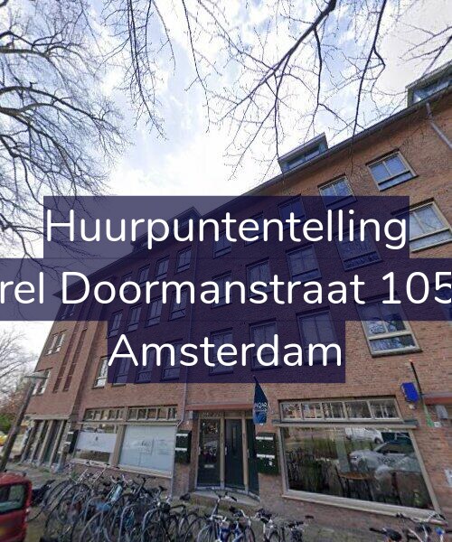 Foto gevel Huurpuntentelling voor Karel Doormanstraat 105-C, Amsterdam