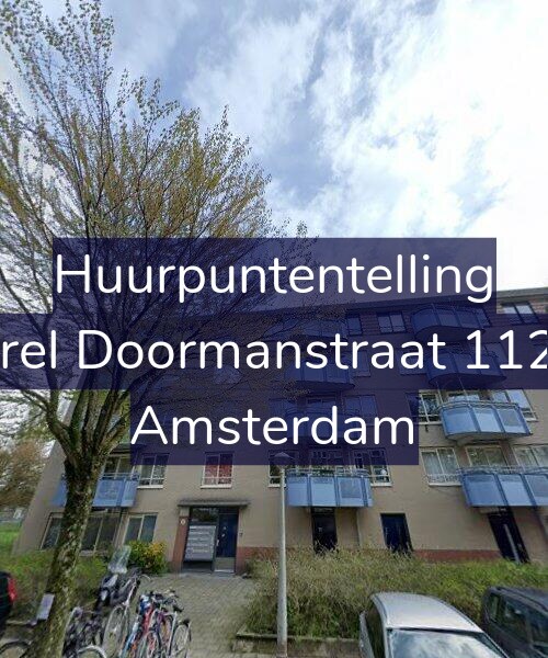 Foto gevel Huurpuntentelling voor Karel Doormanstraat 112-F, Amsterdam