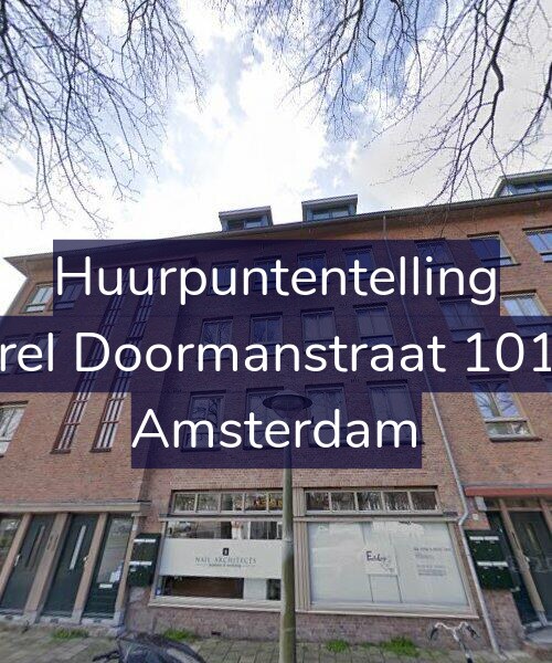 Foto gevel Huurpuntentelling voor Karel Doormanstraat 101-B, Amsterdam