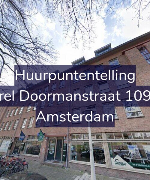 Foto gevel Huurpuntentelling voor Karel Doormanstraat 109-D, Amsterdam