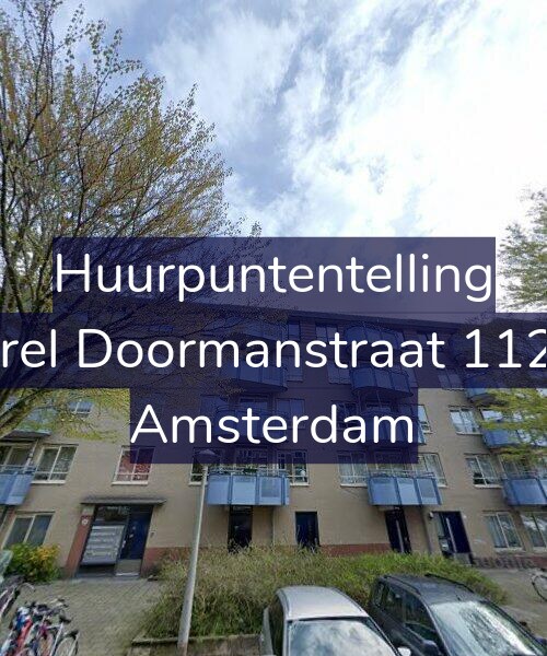 Foto gevel Huurpuntentelling voor Karel Doormanstraat 112-L, Amsterdam