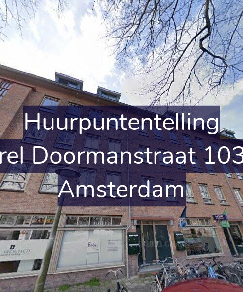 Foto gevel Huurpuntentelling voor Karel Doormanstraat 103-A, Amsterdam