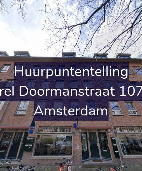 Foto gevel Huurpuntentelling voor Karel Doormanstraat 107-B, Amsterdam